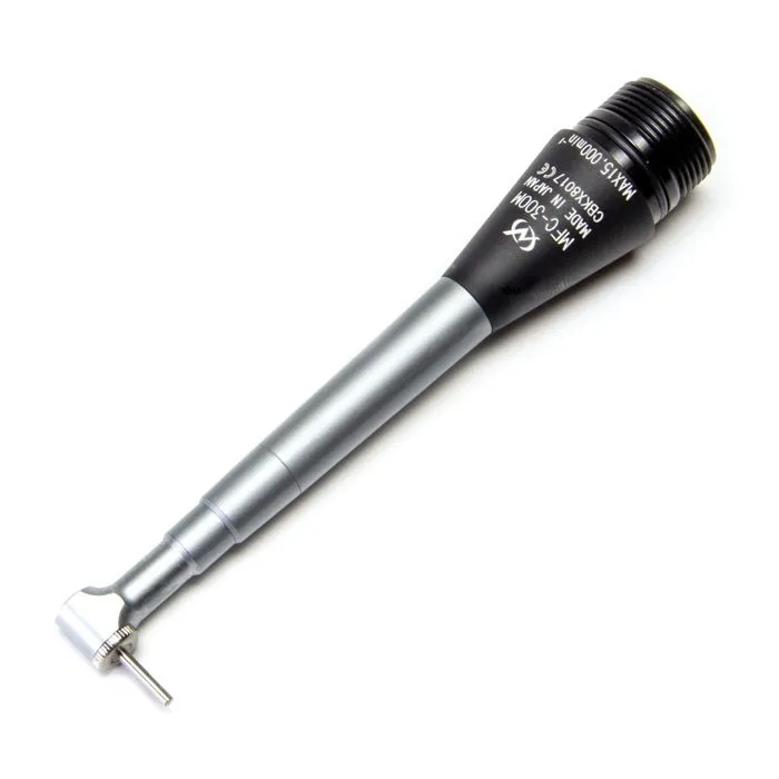 Głowica obrotowa kątowa MFC-300M (90°) z tulejką moc. Ø 1,6 mm