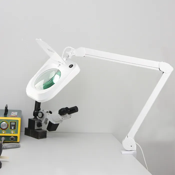 Lampa z lupą 10 W, 60 LED, lupa szklana 150mm