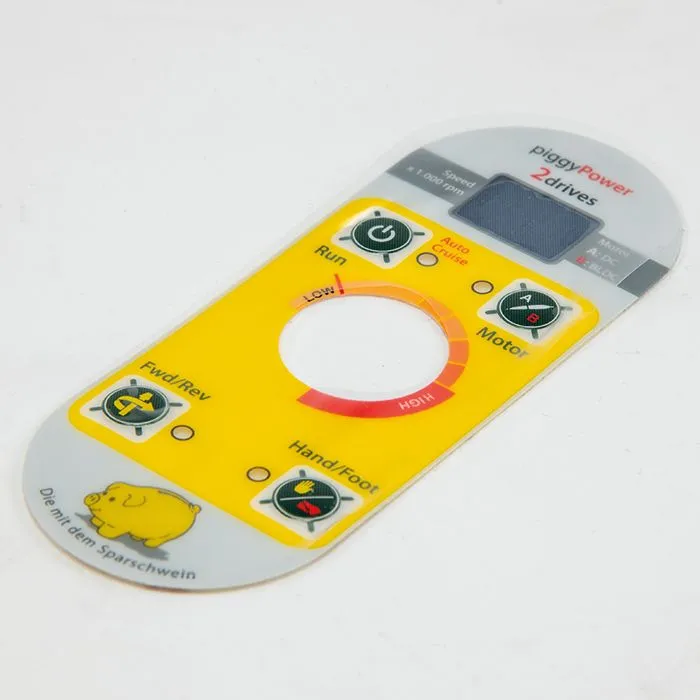 Naklejka na panel frontowy do piggy power 2 drives