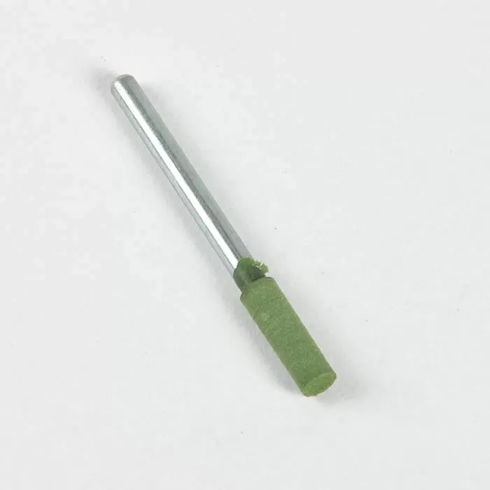 Trzpień szlif.+ poler. OX 44 na nośniku gumowym, trzp. Ø 3mm, Ø 4 x 13 mm