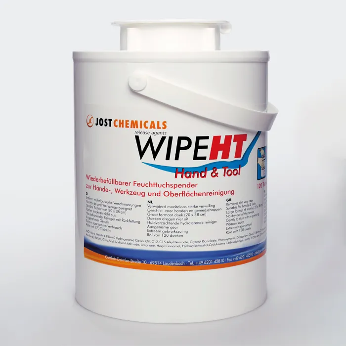 WIPE-HT uniwersalne chusteczki nasączane emulsją czyszczącą, do rąk, narzędzi i powierzchni