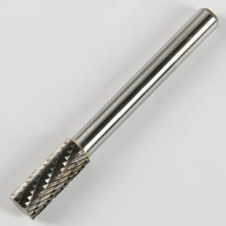 Frez obrotowy HM, z węglików spiekanych z rowkami łamiącymi, cylinder