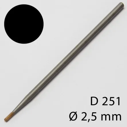 Specjalny pilnik z spieku diamentowego, koło Ø 2,5 mm