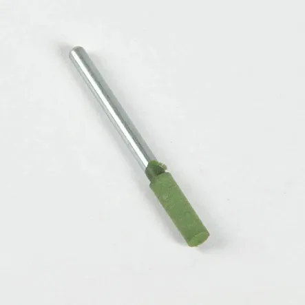 Trzpień szlif.+ poler. OX 44 na nośniku gumowym, trzp. Ø 3mm, Ø 4 x 13 mm