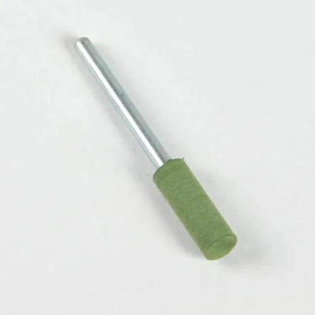 Trzpień szlif.+ poler. OX 44 na nośniku gumowym, trzp. Ø 3mm, Ø 6 x 17 mm