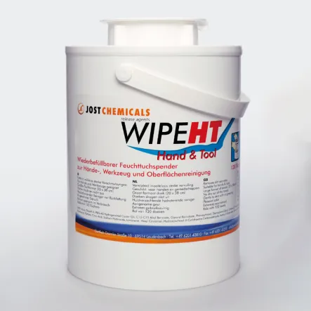 WIPE-HT uniwersalne chusteczki nasączane emulsją czyszczącą, do rąk, narzędzi i powierzchni